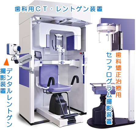 歯科用CT・デジタルレントゲン撮影システム