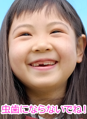 混合歯列期は乳歯と幼若永久歯の虫歯に注意しましょう